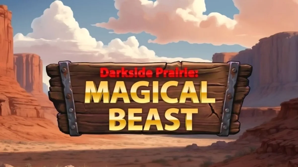 Tampilan antarmuka slot Darkside Prairie di perangkat seluler