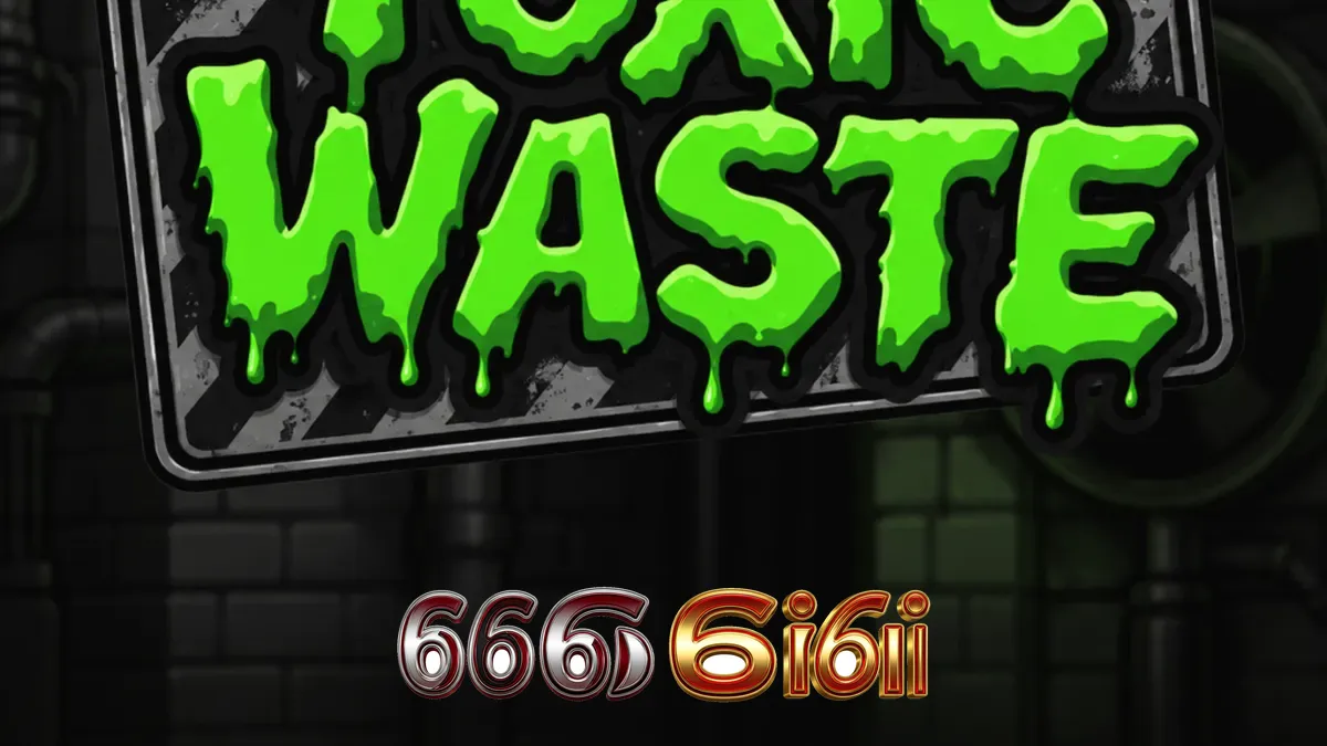 Tampilan antarmuka slot Toxic Waste pada layar perangkat mobile